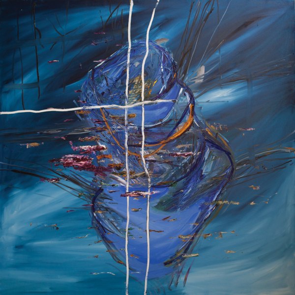 418 Gallery Petrica Stefan WATER CLOUD 1, ulei pe panza, 180x150cm, 2015